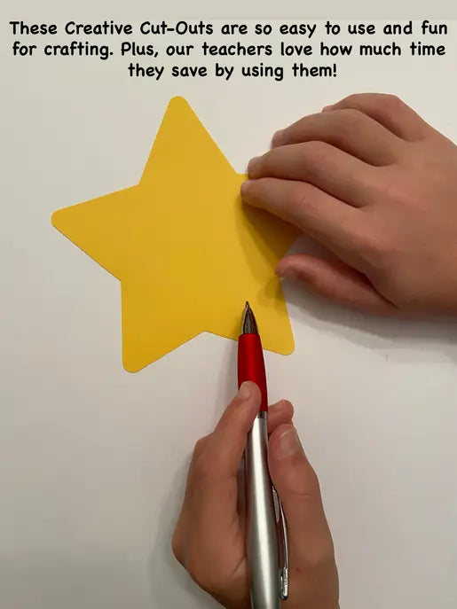 Star Large Single-Color Creative Cut-Outs Creative Shapes