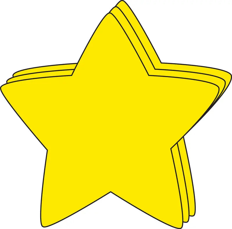 Star Large Single-Color Creative Cut-Outs Creative Shapes