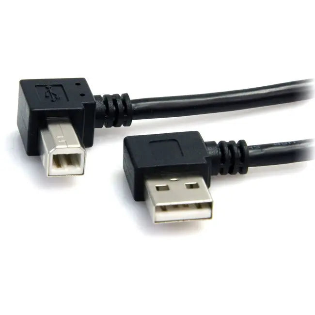 StarTech.com 3 ft A Right Angle to B Right Angle USB Cable - M/M StarTech.com