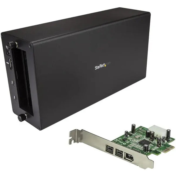 StarTech.com Thunderbolt 3 to FireWire Adapter - External PCI Enclosure - PCIe Card plus TB3 Chassis StarTech.com