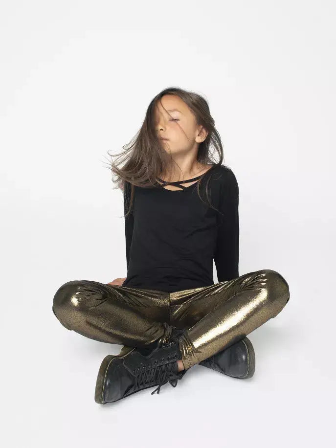 Starry Night Foil Leggings Tru Luv