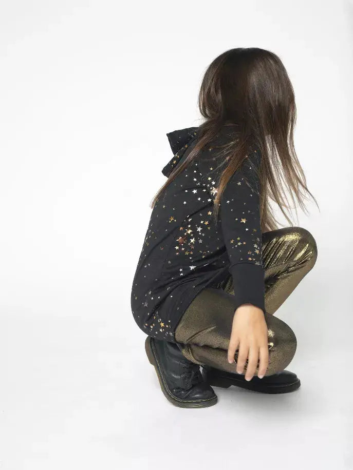 Starry Night Foil Leggings Tru Luv