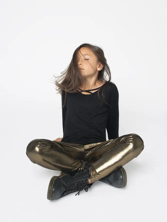 Starry Night Foil Leggings Tru Luv