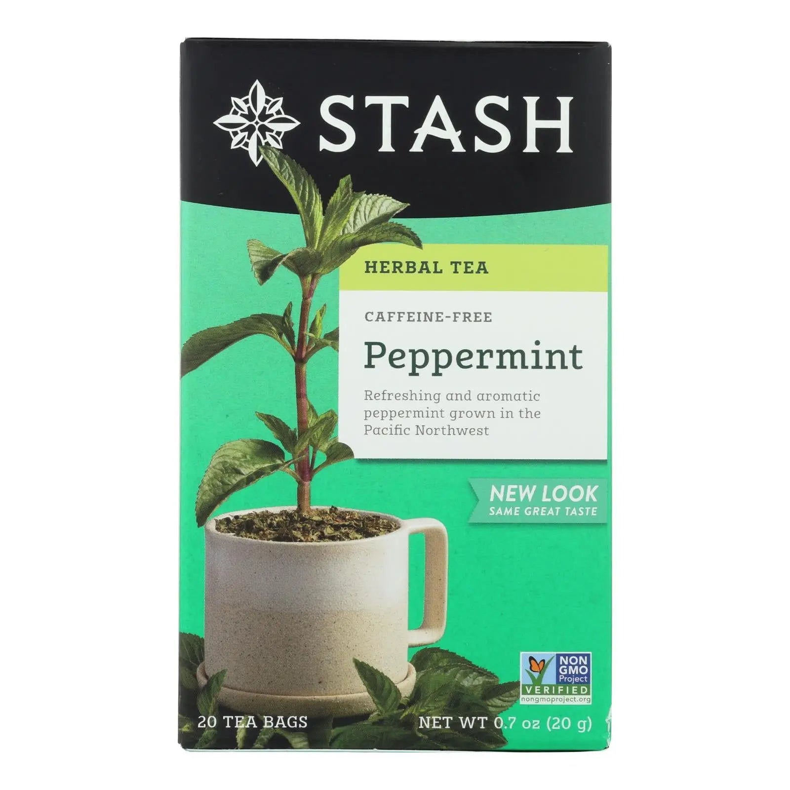 Stash Tea - Herbal - Peppermint - 20 Bags - Case Of 6 Stash Tea