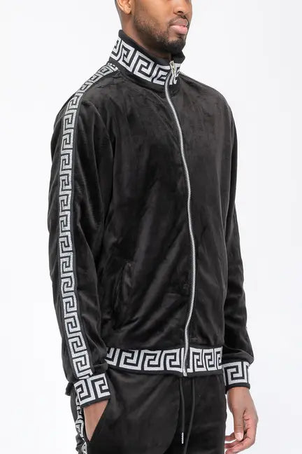 Status Velour Track Jacket WEIV
