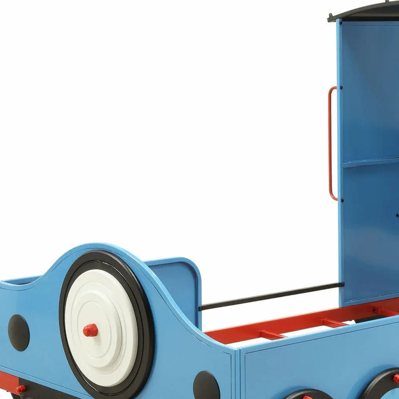 Steel Twin Red White and Blue Bed Homeroots Bed & Bath