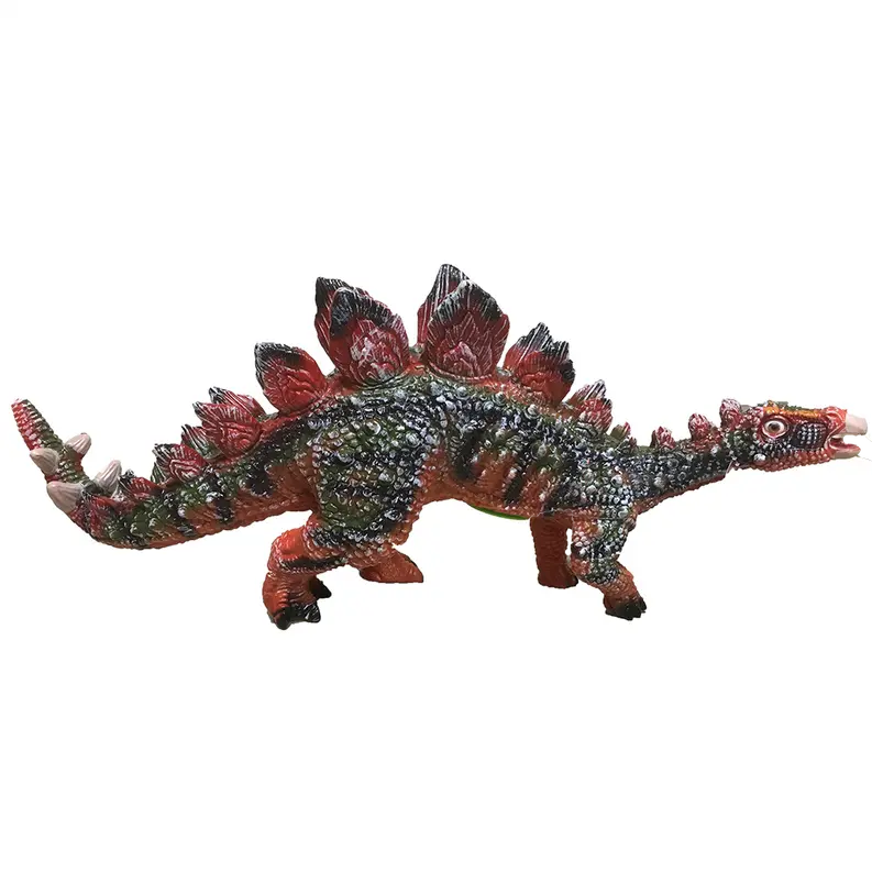 Stegosaurus 17" Vinyl Dinosaur Figurine with Sound Effects Texas Toy Distribution