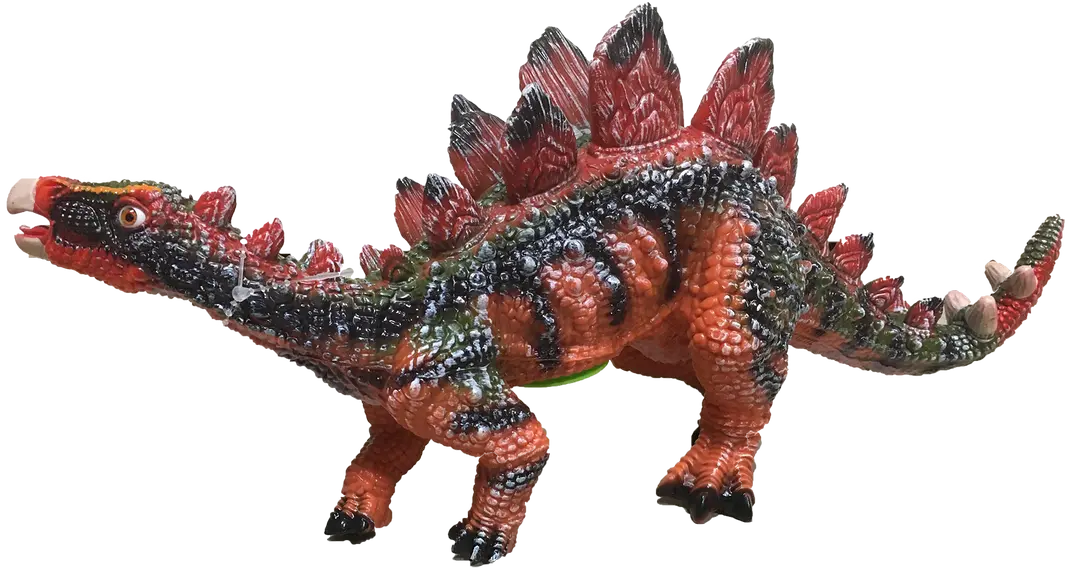 Stegosaurus 17" Vinyl Dinosaur Figurine with Sound Effects Texas Toy Distribution