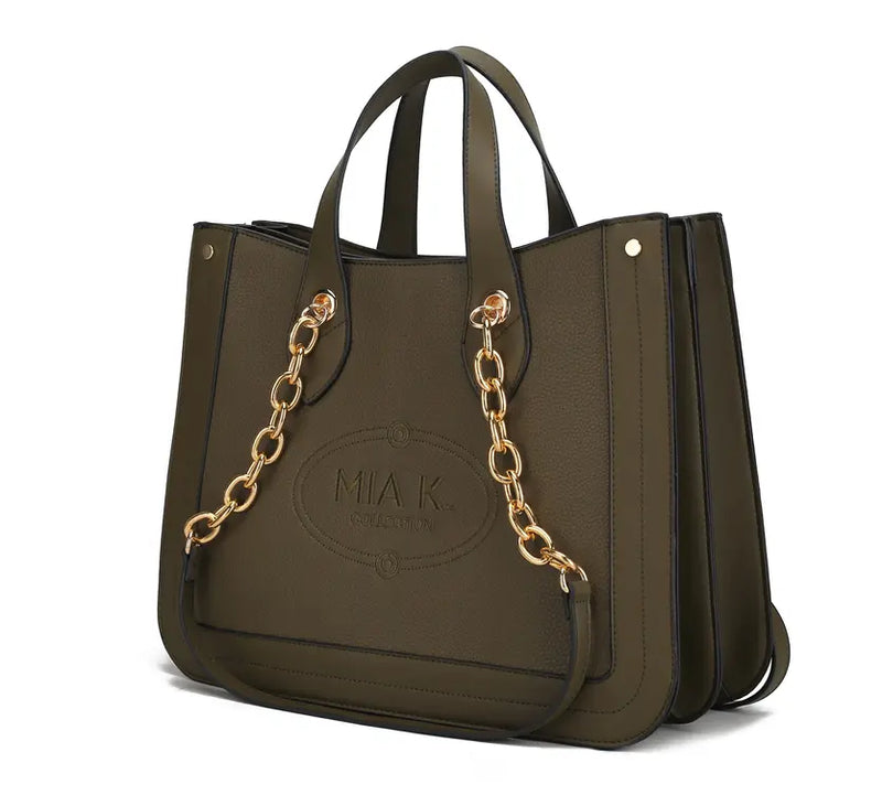 Stella Vegan Leather Women Tote Bag MKF Colletion by Mia K.