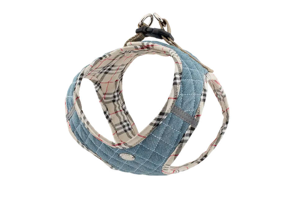 Step-In Denim Harness Urban Dog Stars