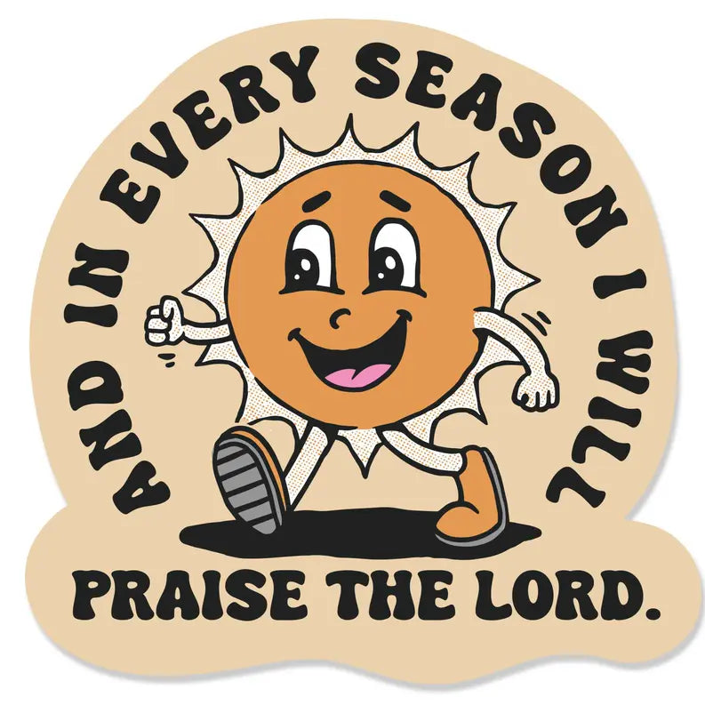 Sticker I Will Praise The Lord Dicksons Inc