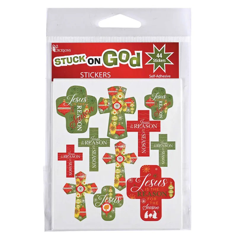 Sticker Sheet Cross Jesus The Reason Dicksons Inc