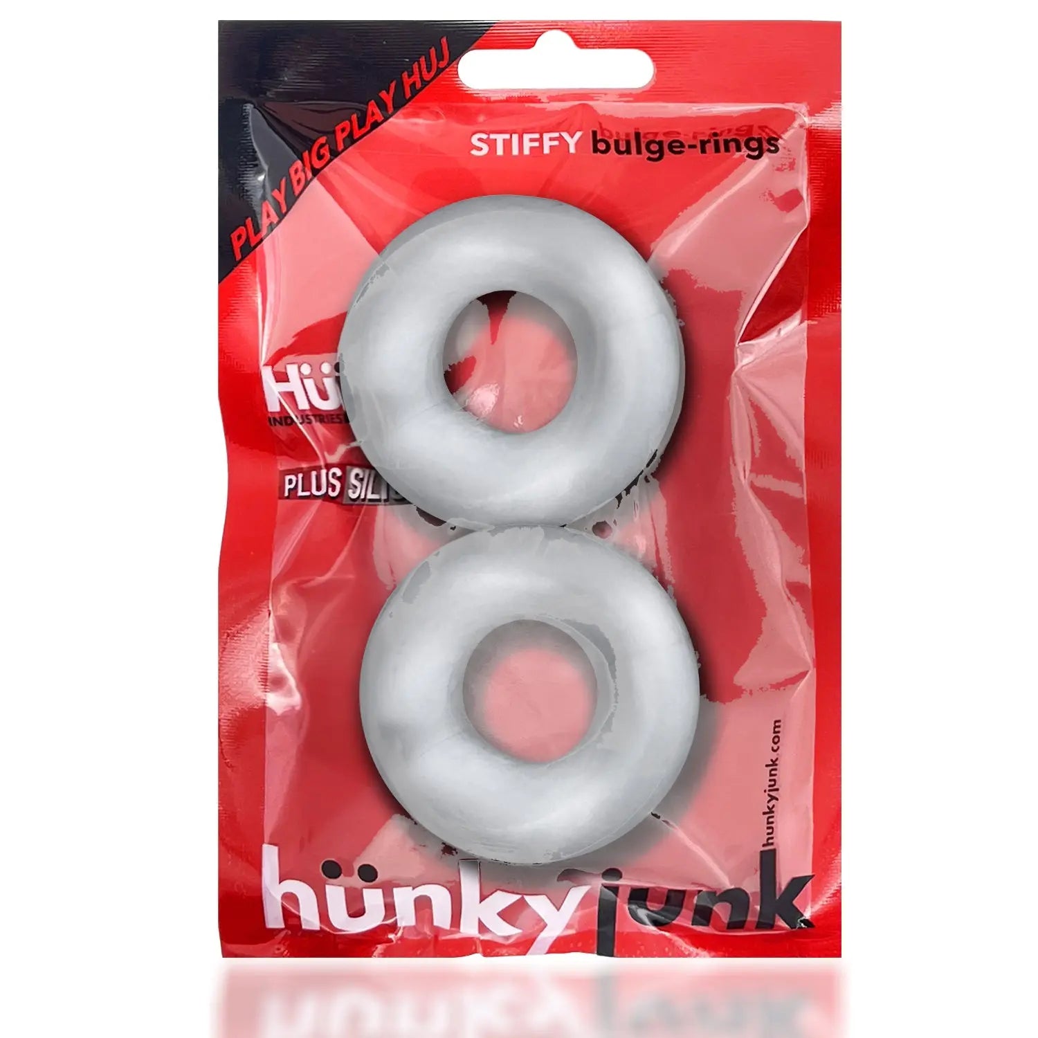 Stiffy 2-Pack Bulge-Rings - Clear Ice Oxballs