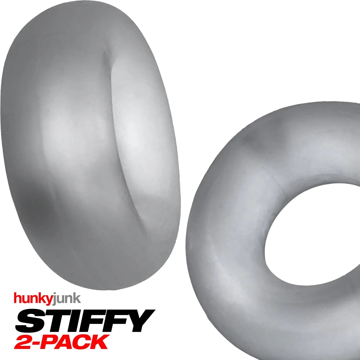 Stiffy 2-Pack Bulge-Rings - Clear Ice Oxballs