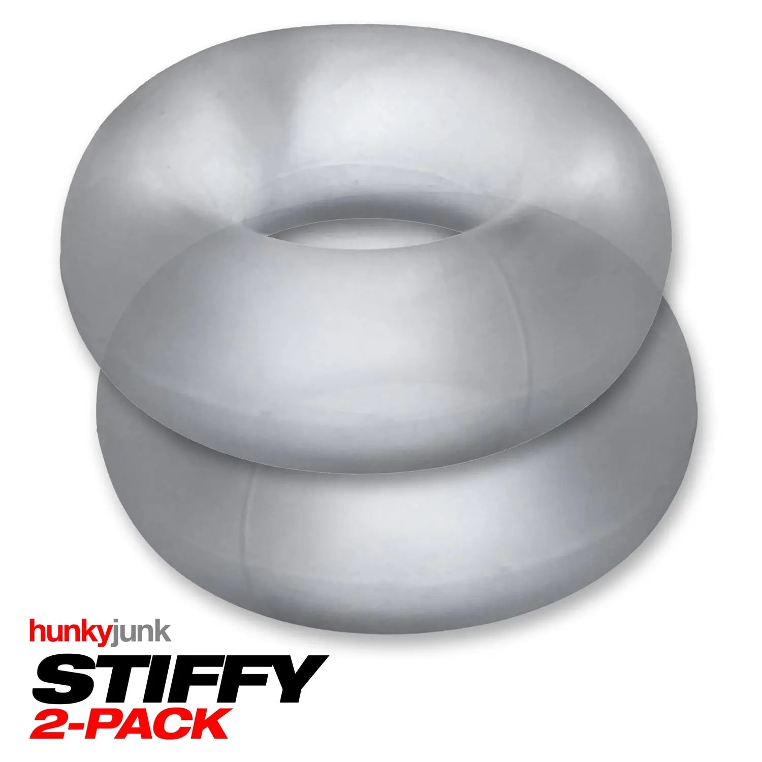 Stiffy 2-Pack Bulge-Rings - Clear Ice Oxballs