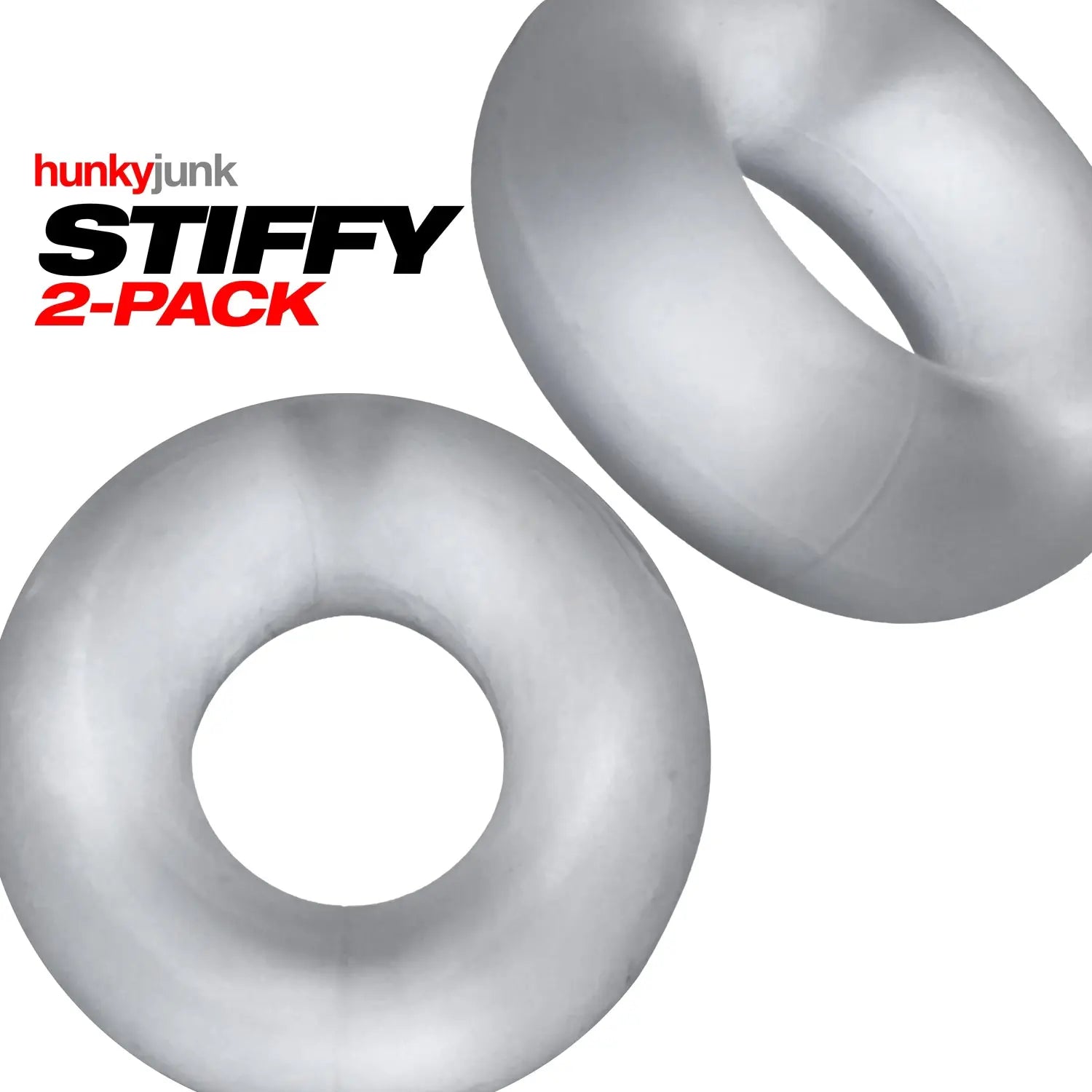 Stiffy 2-Pack Bulge-Rings - Clear Ice Oxballs