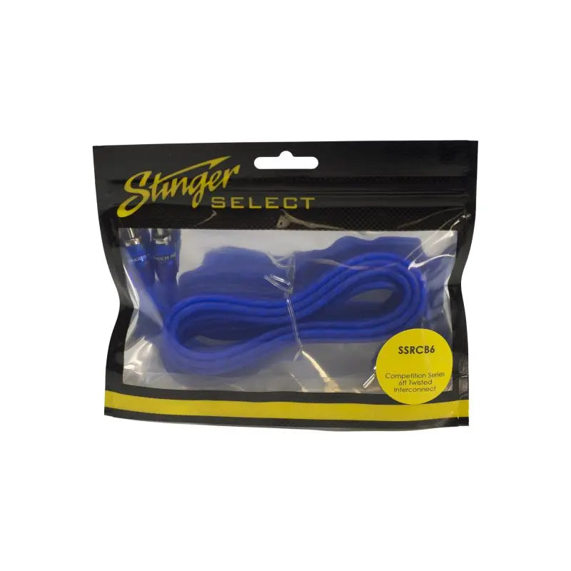 Stinger 6ft Blue Comp Series Twisted Rca STINGER