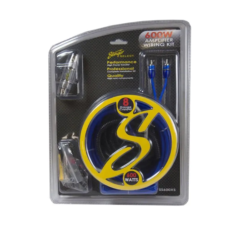 Stinger 8 Gauge Amplifier Wiring Kit Copper - 600 Watts STINGER