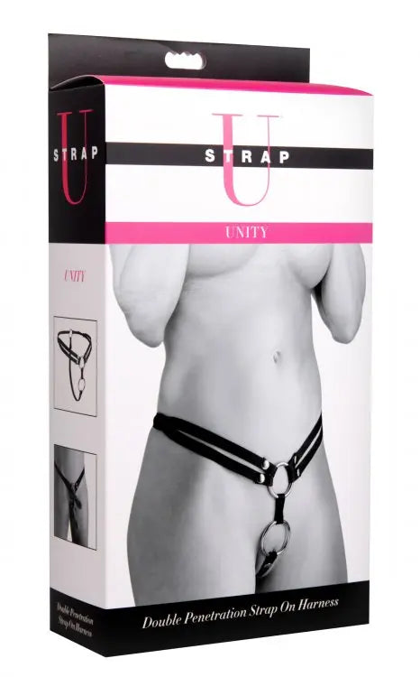 Strap U Unity Double Penetration Strap On Harness - GreatEagleInc