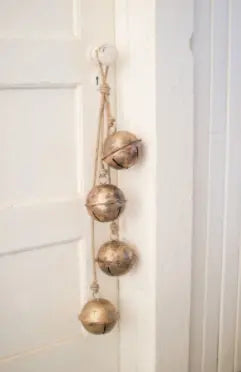 String Of Brass Finish Bells Kalalou