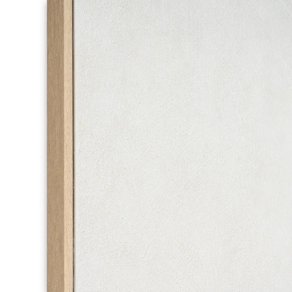 Subtle Interlude Hand Painted Light Brown Floater Frame Wall Art Homeroots Home Decor