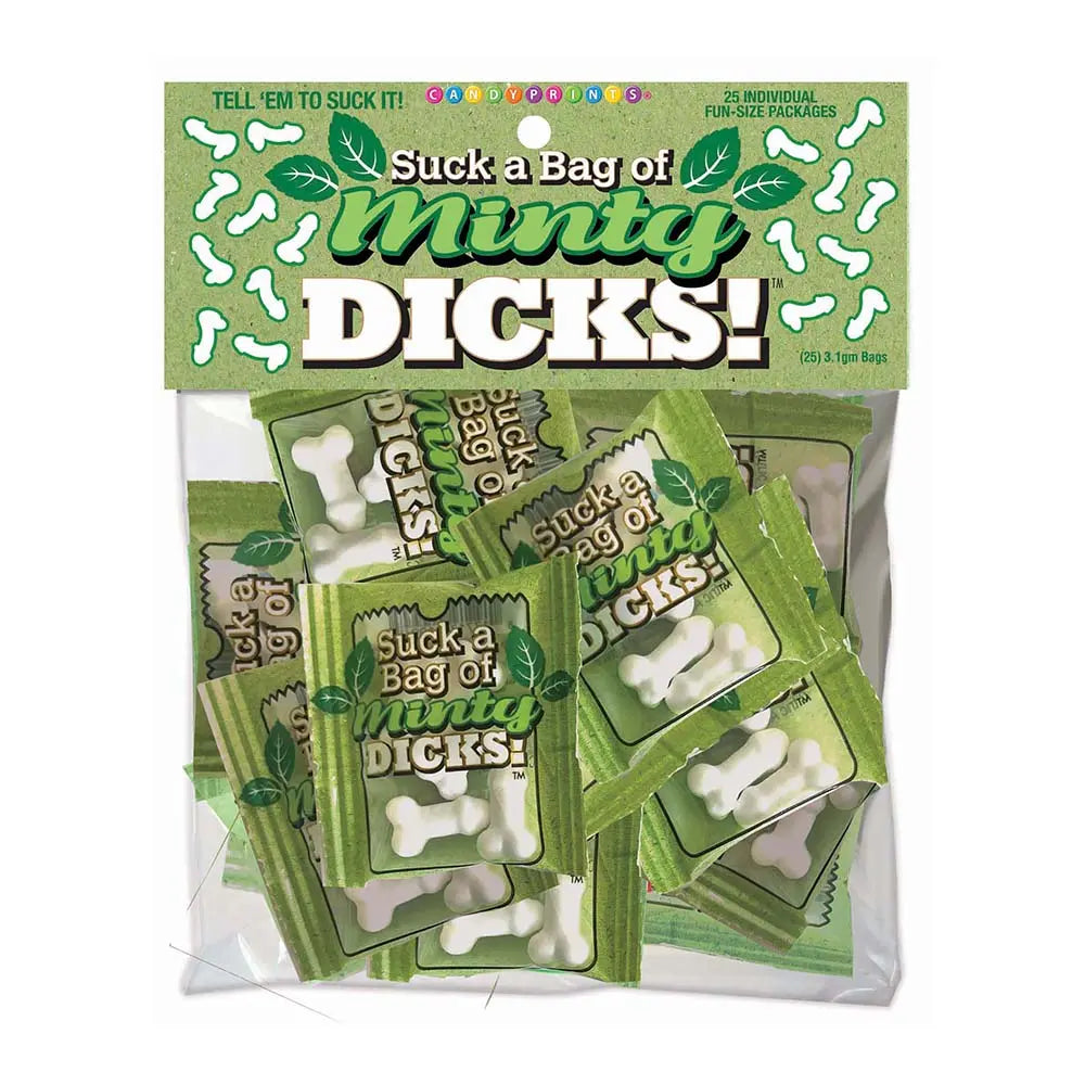 Suck a Bag of Minty Dicks 25-Piece Bag Little Genie