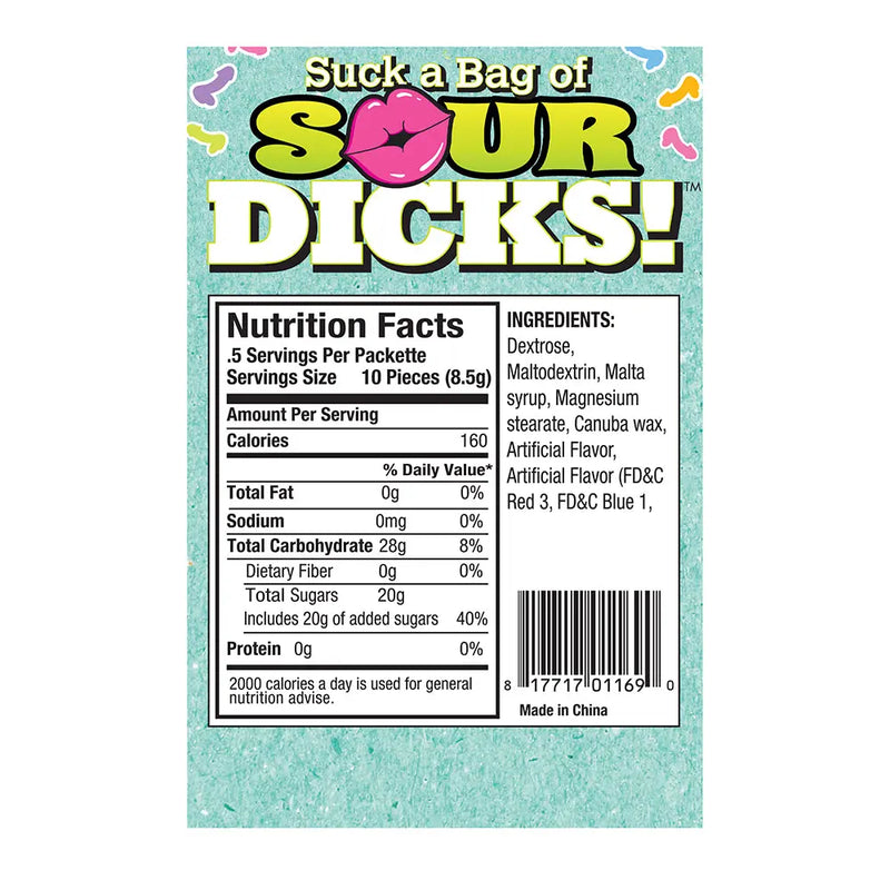 Suck a Bag of Sour Dicks 25-Piece Bag Little Genie