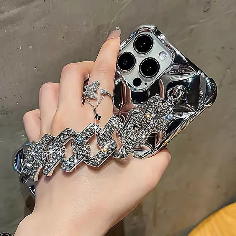 Suitable for 14 Apple Iphone13pro Shanzuan Bracelet 12 Xiaoxiangfeng Xr High-End Xsmax Phone Case Tide