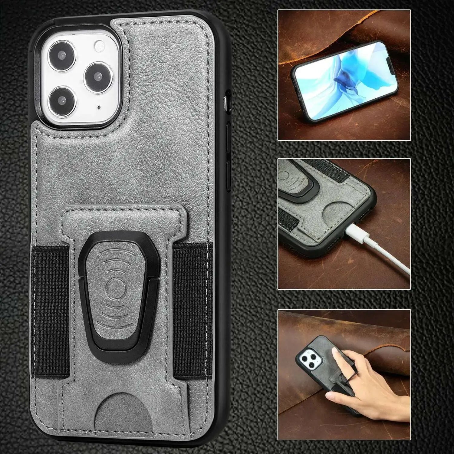 Suitable-for-iphone12-mobile-phone-case-magnetic-suction-car-multi-card-ring-bracket-four-corner-all-inclusive-iphone-protective-cover-GreatEagleInc-334209348