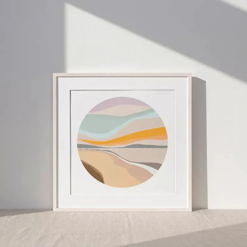 Sunset Circle The Crafted Prints