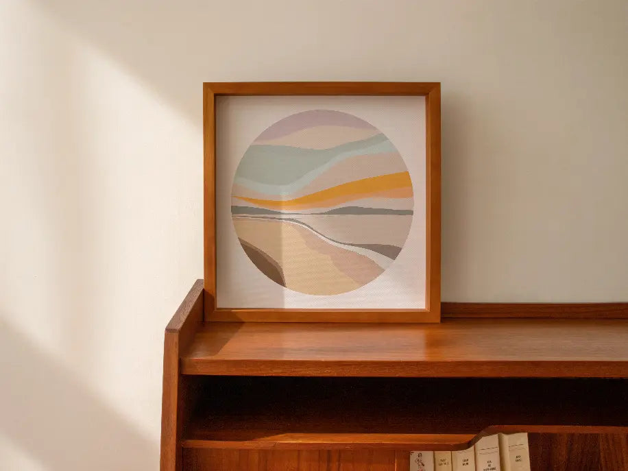 Sunset Circle The Crafted Prints