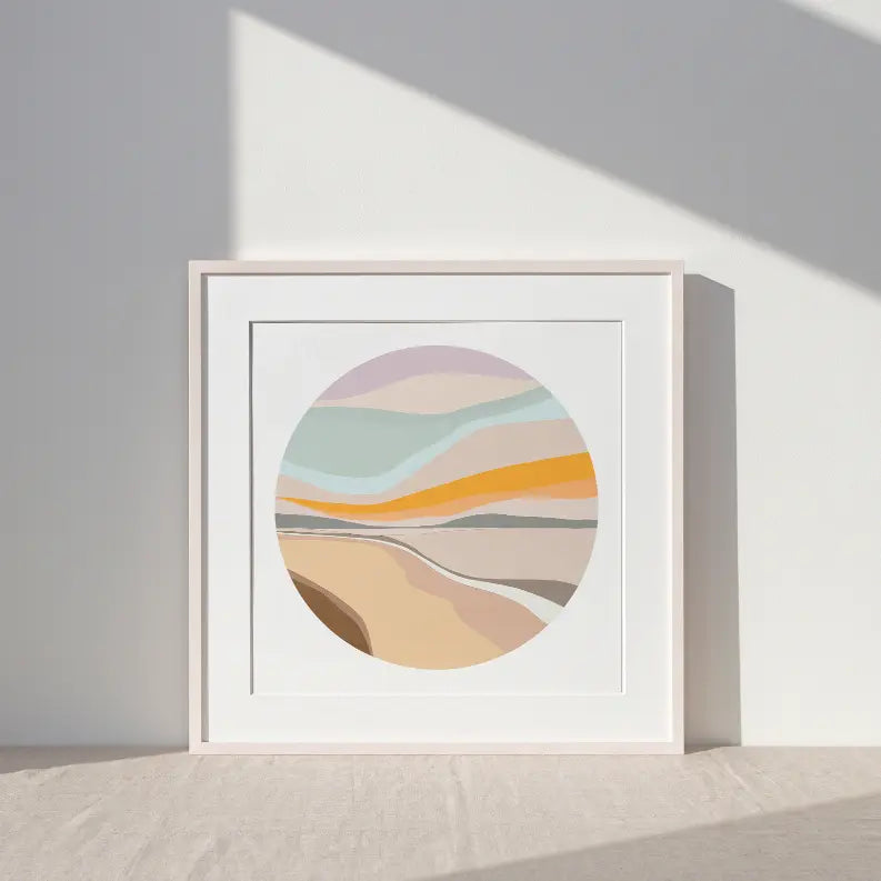 Sunset Circle The Crafted Prints