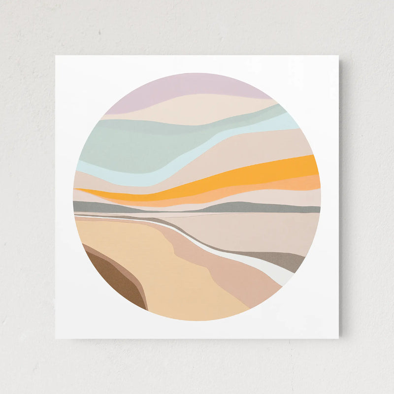 Sunset Circle The Crafted Prints