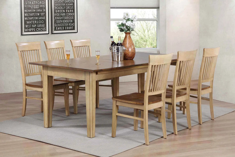 Sunset Trading Brook Fancy Slat Dining Chair | Set of 2 Sunset Trading