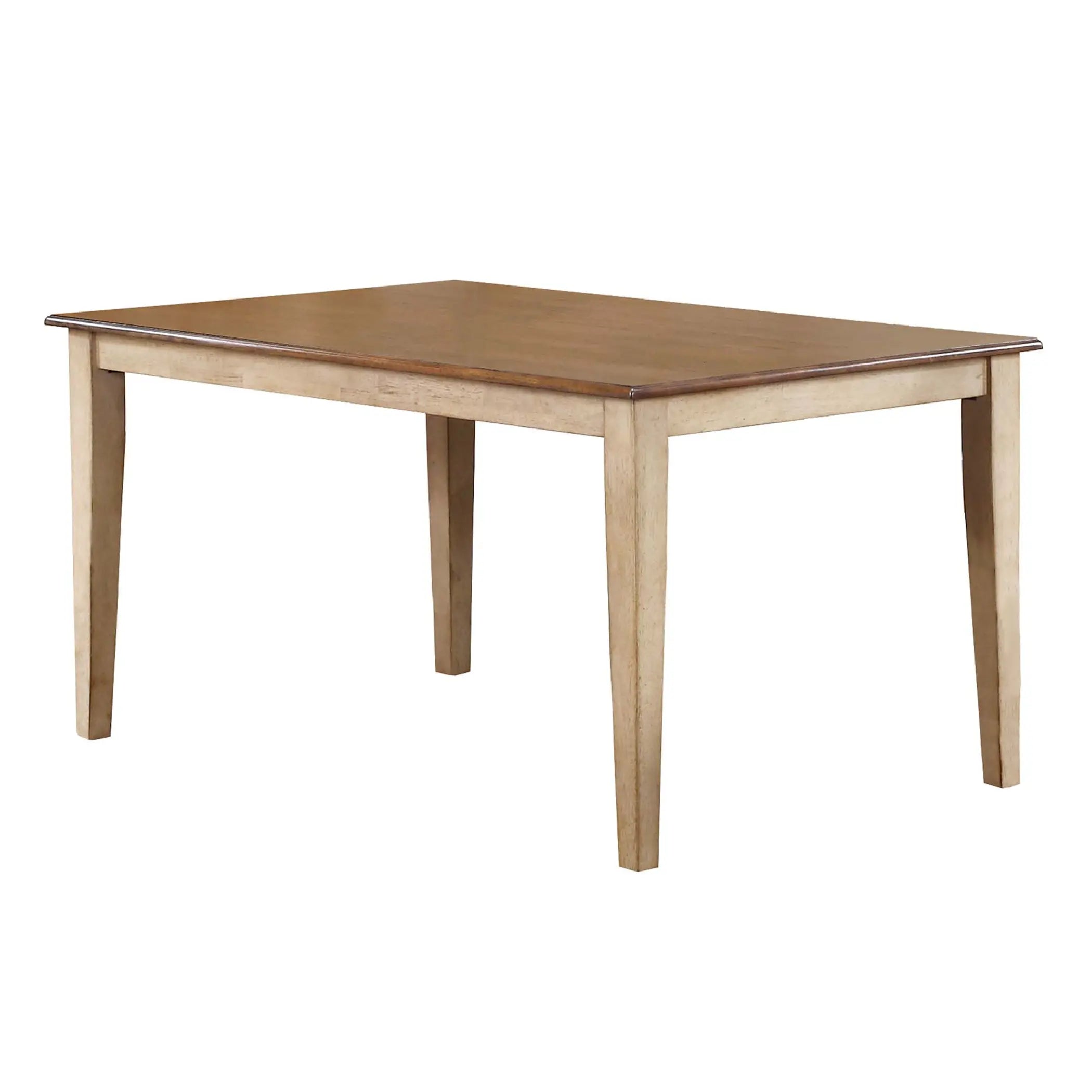 Sunset Trading Simply Brook 60" Rectangular Dining Table | Amish Brown Solid Wood | Seats 7 Sunset Trading