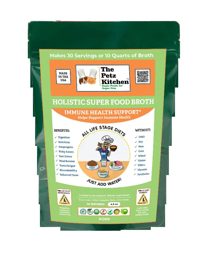 Super Food Immune Support* Base Broth - The Petz Kitchen Dogs & Cats Organic Pet Systems