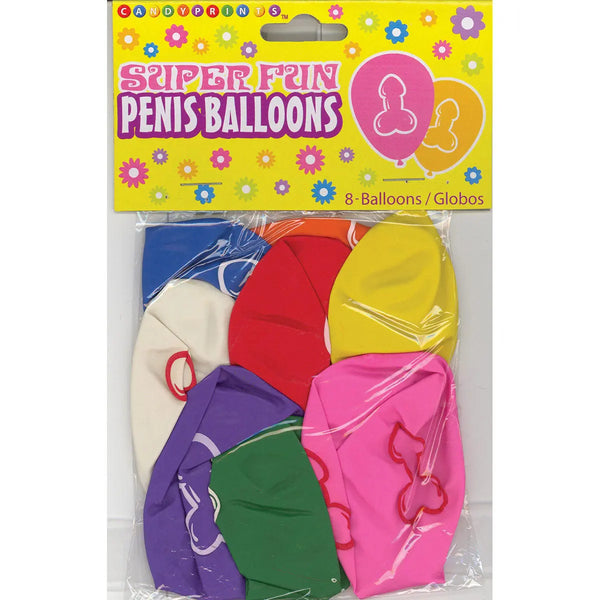 Super Fun Penis Balloons 8ct Candyprints