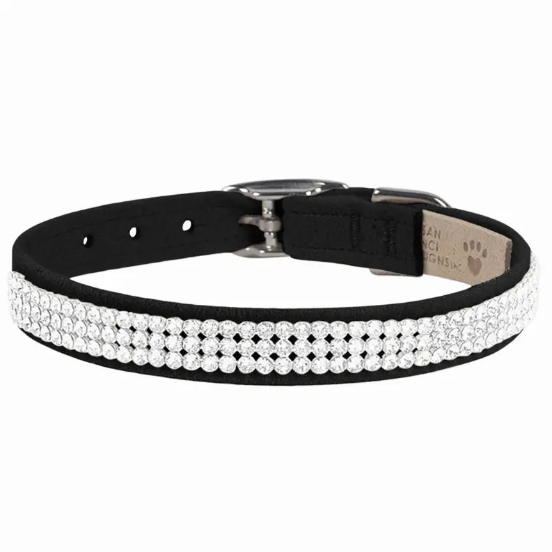 Susan Lanci Designs 3 Row Giltmore Crystals Collar Susan Lanci Designs