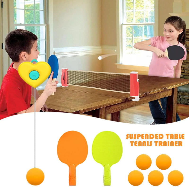 Suspended Table Tennis Self Training Set Adjustable Indoor Easy Installation Hanging Table PingPong Practice Accessories Tool
