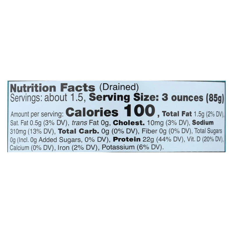 Sustainable Seas - Tuna Albcore Chnk In H2o - Case Of 12 - 5 Oz Sustainable Seas