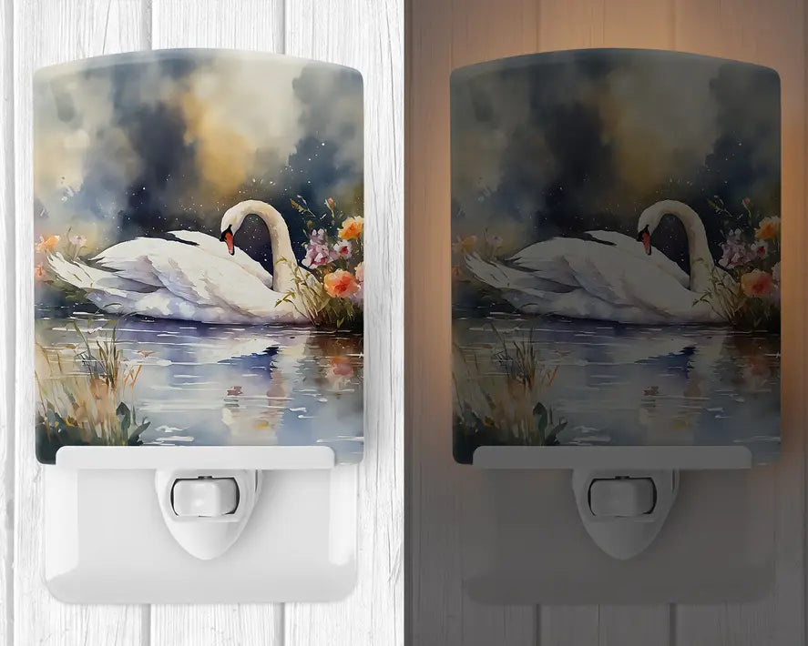 Swan Ceramic Night Light Caroline's Treasures