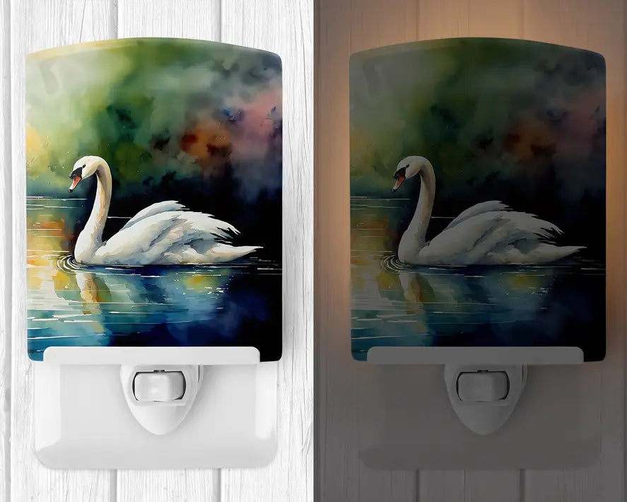 Swan Ceramic Night Light Caroline's Treasures