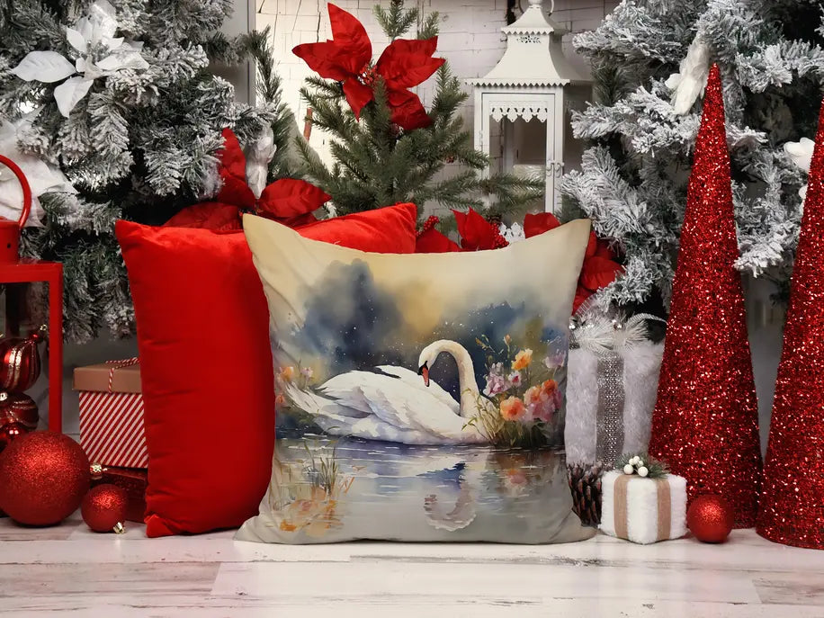 Swan Pair of Pot Holders Caroline's Treasures