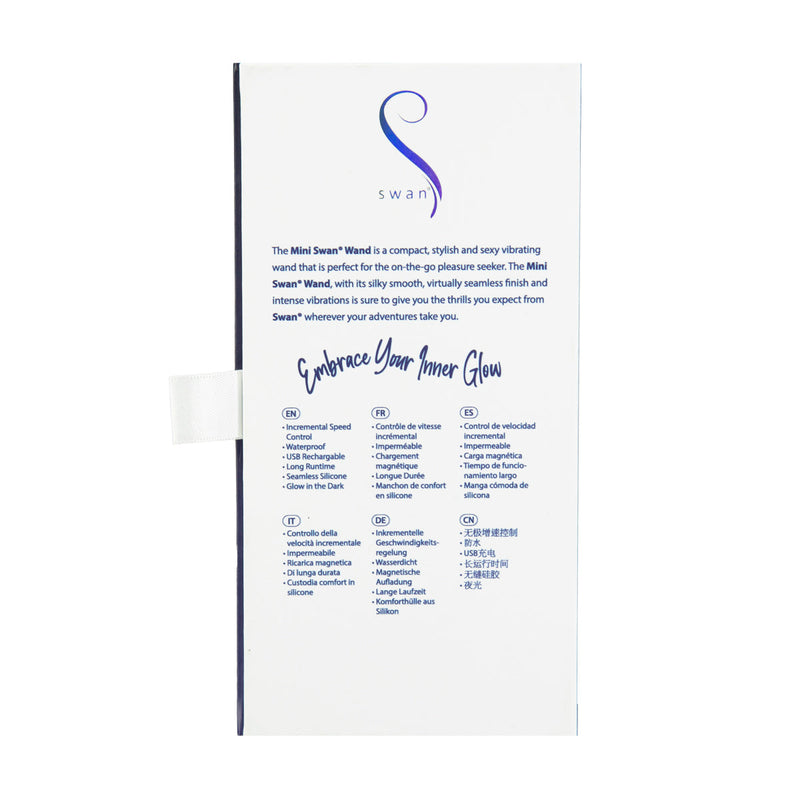 Swan- The Mini Swan Wand Glow-in-the-Dark Blue BMS