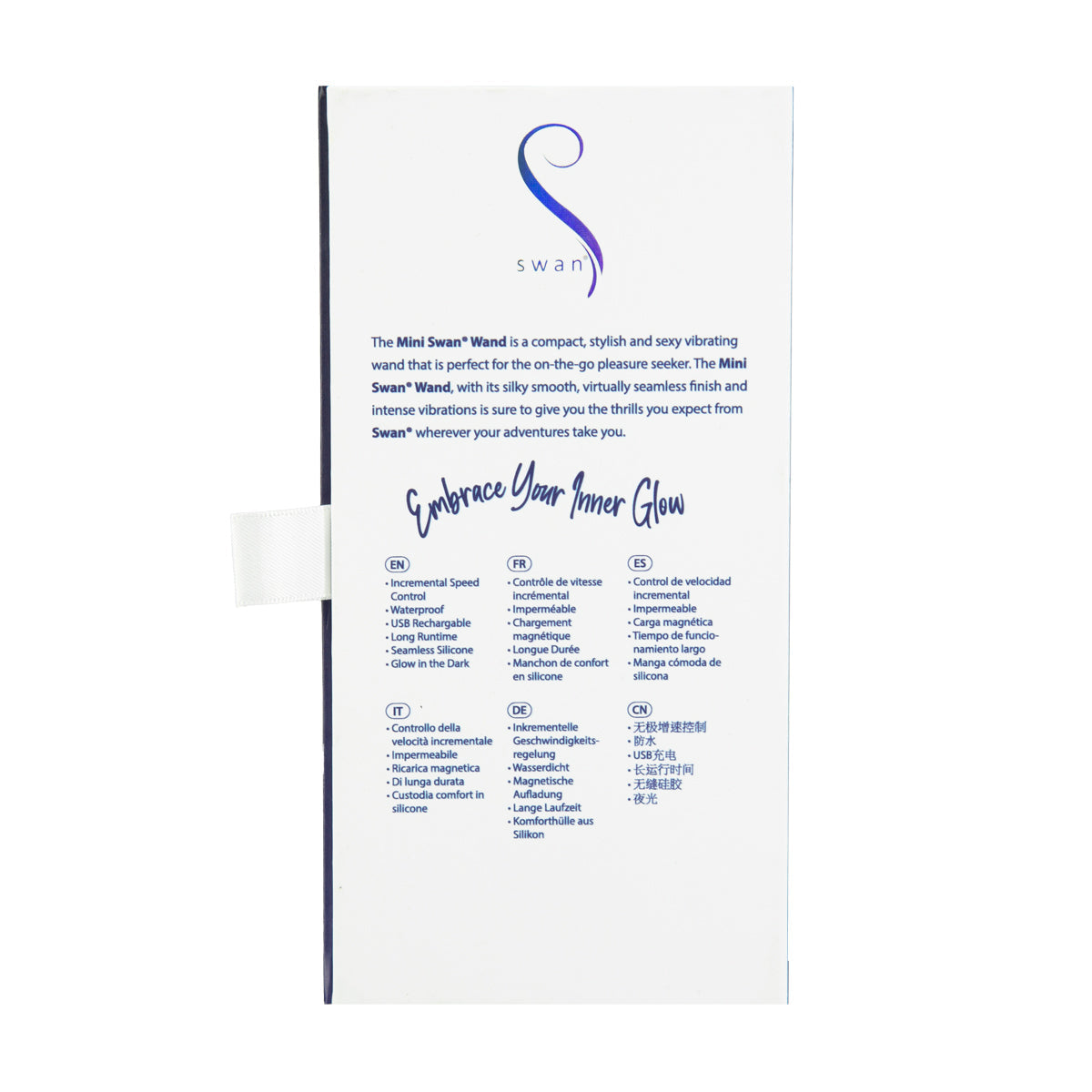 Swan- The Mini Swan Wand Glow-in-the-Dark Blue BMS