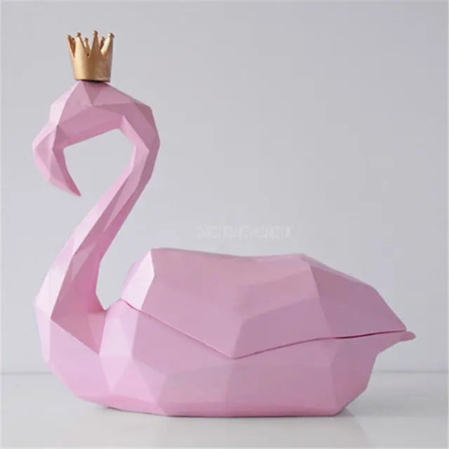 Swan Tissue Box Cover Cocus Pocus