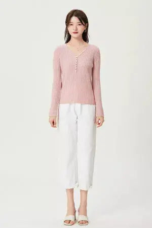 Sylphide | Pearl Cashmere Sweater Fangyan