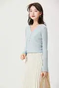 Sylphide | Pearl Cashmere Sweater Fangyan