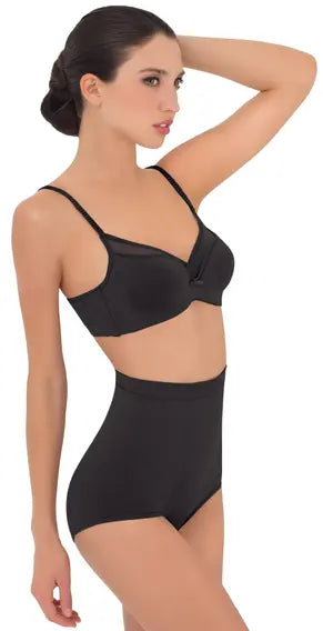 T Anti Cellulite Seamless High-Waisted Shaper Briefs Scarlet Lia International