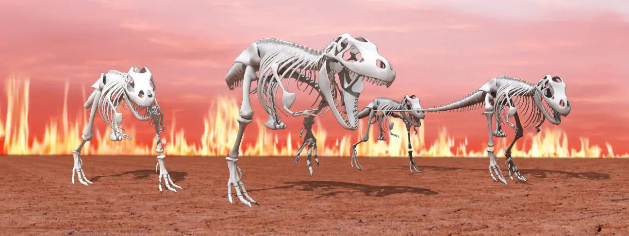 T-Rex Skeleton - Motion Bookmark/ 6" Ruler Moovie Studio
